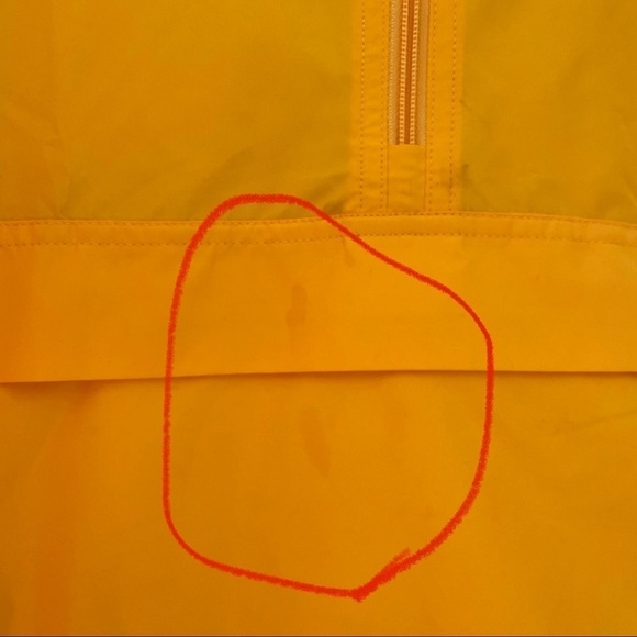 Champion Yellow Gold Windbreaker Lightweight Jacket Medium - Picture 8 of 12